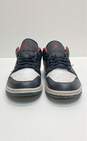 Air Jordan 553558-063 1 Low White Toe Black Sneakers Men's Size 13 image number 3