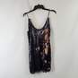 Free People Women Black/Copper Sequin Mini Dress Sz S NWT image number 1
