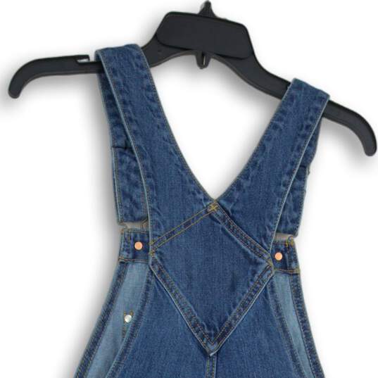 NWT Old Navy Womens Blue Denim Medium Wash One-Piece Overall Size S image number 4