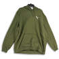 Mens Green Long Sleeve Drawstring Pullover Hoodie Size 3XL image number 1