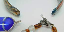 Artisan Dichroic & Lampwork Art Glass Jewelry alternative image