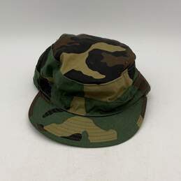 Woodland Mens Multicolor Camouflage US Army Kepi Cap Size 7.12