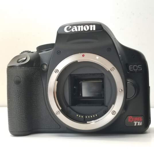 Set of 2 Canon EOS Rebel T1i 15.1MP Digital SLR Cameras Body Only image number 4
