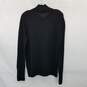Loro Piana Baby Cashmere Black Button Up Sweater Size 46 image number 2