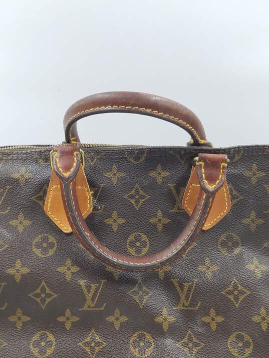 Authentic Louis Vuitton Brown Speedy 35 Handbag image number 6