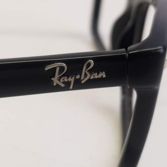 Ray-Ban Black Rectangle Eyeglasses (Frame) image number 6