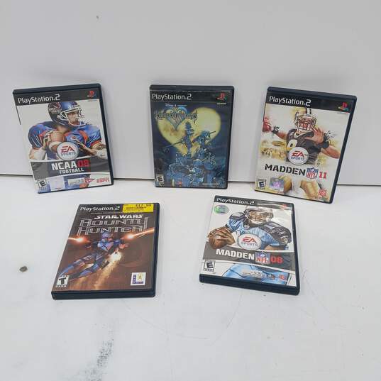 Bundle of 5 Assorted PlayStation 2 Video Games image number 2