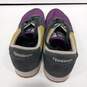 Womens V49048 Purple Black Low Top Lace Up Activewear Sneaker Shoes Size 9 image number 4