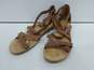 Lucky Brand Women's Light Brown Open Toe Slingback Sandals Size 11 image number 1