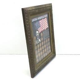 Vintage Framed Lincoln Memorial Coin Collection 32 Pieces 1958 to 1972