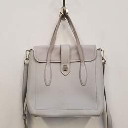 Kate Spade Leather North South Satchel Grey