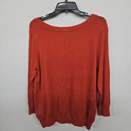 Orange Long Sleeve Sweater