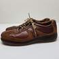 ECCO Men's Yak Leather Brown Suede Leather Casual Lace-Up Shoes Size 12.5 image number 3