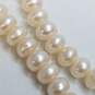 10K Gold Faux Pearl Necklace 36.2g image number 2