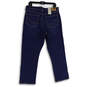 NWT Womens Blue Denim Medium Wash High Rise Straight Leg Jeans Size 14 image number 2