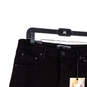 NWT Mens Black Denim Slim Fit Stretch Dark Wash Bermuda Shorts Size 33 image number 3