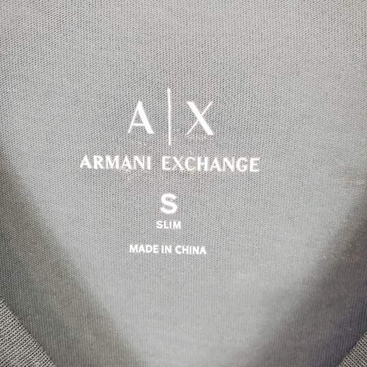 Armani Exchange Men Blue Logo T Shirt S NWT image number 3