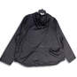 NWT Womens Black Long Sleeve Full-Zip Hooded Windbreaker Jacket Size 2X image number 2