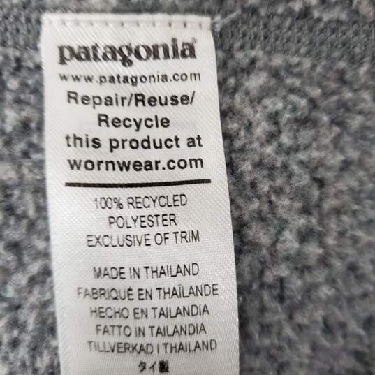 Patagonia MN's Heathered Gray Fleece Full Zip Jacket Size L image number 4