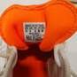 Mens White Orange Adizero Feather III Lace Up Tennis Shoes Size 8.5 image number 6