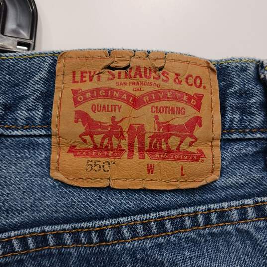 Levi's 550 Men's Blue Jeans Size 54x30 image number 3
