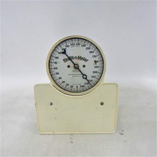Antique 1920s Continental Scale Works Health-O-Meter Bathroom Floor Scale image number 1