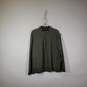 Mens Long Sleeve Quarter Zip Mock Neck Pullover Sweatshirt Size XL image number 1