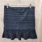 JOHN JOHN Black Line Women's Blue Knit Skirt Size Small image number 1