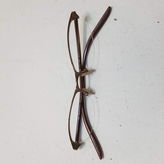 Valentino Bronze Slim Rectangle RX Eyeglasses image number 1