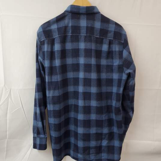 Pendleton Thomas Kay Blue Plaid Button-Up LS Shirt Men's L image number 2