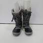 WOMENS GRAY SOREL SNOW BOOTS SIZE 8 image number 1