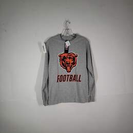 NWT Mens Chicago Bears Football-NFL Long Sleeve Pullover T-Shirt Size Small