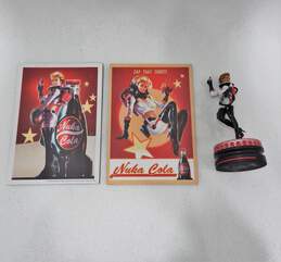 Fallout 4 Nuka Girl Modern Icons Statue Figure with Prints