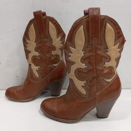 Women's MIA Girl Western Style Heeled Boots Sz 8.5 alternative image