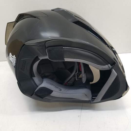 Icon Airflite Black Motorcycle Helmet Sz. L image number 4