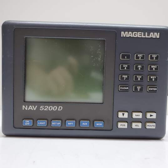Vintage Magellan Marine GPS Receiver NAV 5200D For Parts/Repair image number 1