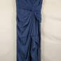 Adrianna Papell Women's Blue Sleeveless Dress SZ S image number 3