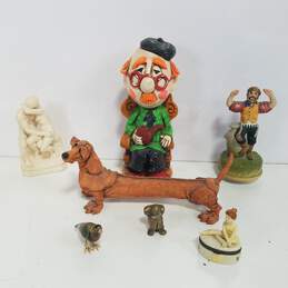 Assorted Vintage  Shelf Figurines Lot of 7 Home Decor