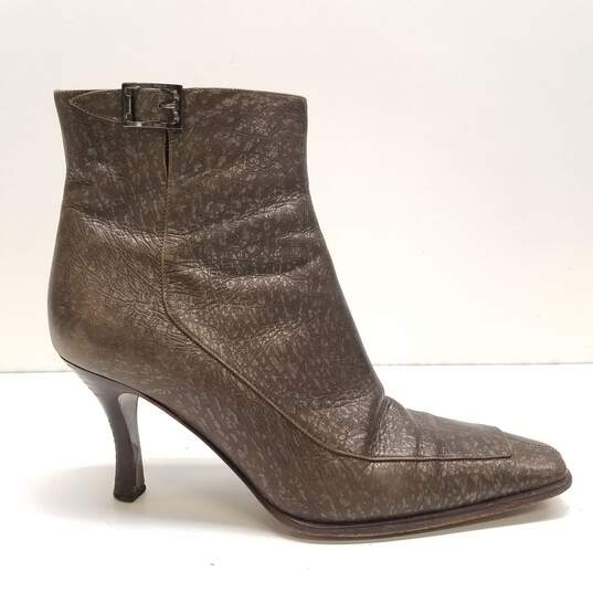Bally Leather Ankle Boots Brown 9 image number 1