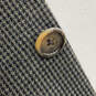 Mens Black Brown Long Sleeve Pockets Notch Lapel Three Button Blazer Sz 40S image number 5