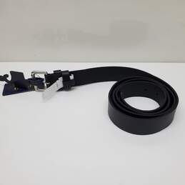 Mn Ralph Lauren Polo Black Leather Belt WT Sz 50 alternative image