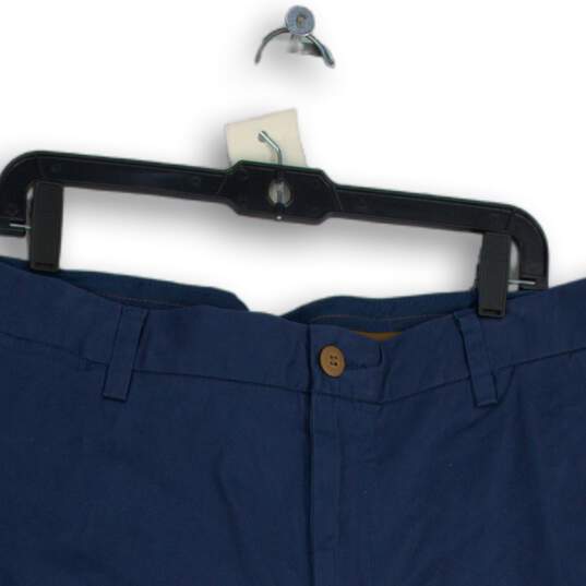 Tommy Bahama Mens Blue Flat Front Slash Pocket Chino Shorts Size 40 image number 3