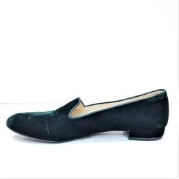 Women's Sam Edelmen Jordy Velvet Forest Green Loafer, Size 6 alternative image