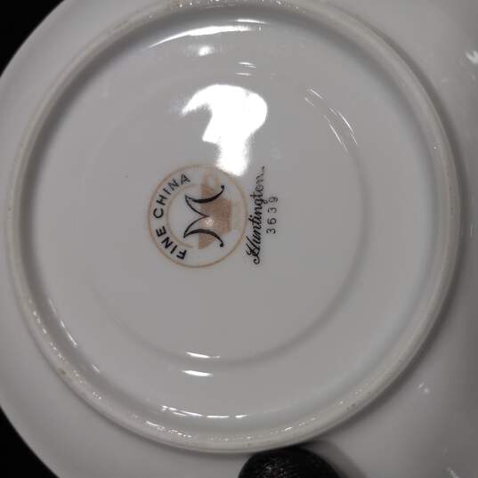 11pc Huntington Tea Cup & Saucer Set image number 4