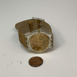 Designer Swatch Fiori Leather Adjustable Strap Round Analog Wristwatch alternative image
