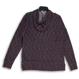 Carhartt Womens Purple Space Dye Long Sleeve Front Pocket Pullover Hoodie Size S alternative image
