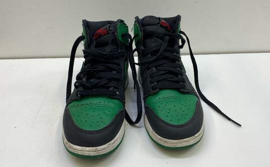 Air Jordan 575441-030 1 High OG Pine Green Sneakers Size 6.5Y Women's 8 image number 2