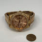 Designer Fossil ES-4315 Gold-Tone Chronograph Round Dial Analog Wristwatch image number 5