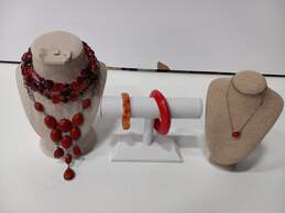 5pc Cherry Red Jewelry Bundle