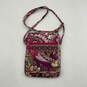 Authentic Womens Multicolor Paisley Pockets Adjustable Strap Crossbody Bag image number 1